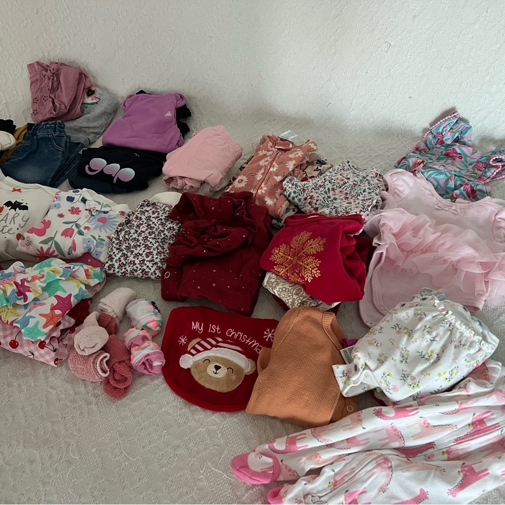 Baby girl clothes bundle more than 50 pieces!